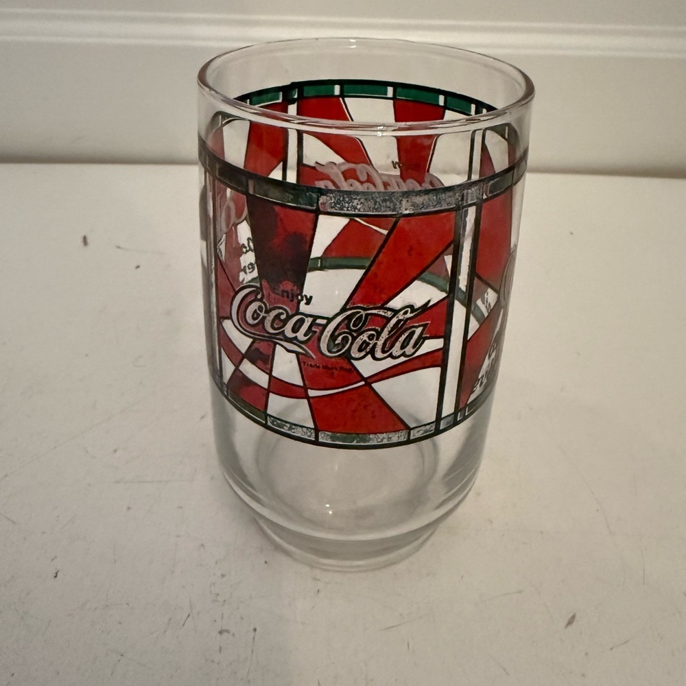 Vintage Coca Cola glass drinking cup